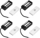 4 Pack Electric Magnetic Lock, 60Kg 130Lbs Holding Force Electric Magnetic Lock