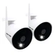 NIGHT OWL 1080p HD Wi-Fi IP 2-PACK CAMERA W/LIGHTS & 2-WAY AUDIO NEW OPEN BOX