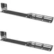 Garage Doors Flag Angle Bracket Duo Dec Fit 1 3/8&Prime; to 2&Prime; Doors PAIR