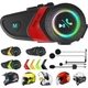 FEYA Motorcycle Helmet Speakers Super Long Battery Life Helmet Headset with H...