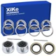 XiKe 2 Set Fits for 1'' 2000-2200 Lbs Axles Trailer Wheel Hub Bearings Kit, L...