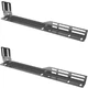 Garage Doors Flag Angle Bracket Universal Fit 1&Prime; to 2&Prime; Doors PAIR