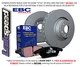 EBC Front Brake Discs & Ultimax Pads for Ford Mondeo Mk4 2.3 (2007 > 11)