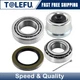 (1 Kits) 5200-6k lb Trailer Wheel Bearing Kit 25580/25520 & 15123/15245 w/ Seals