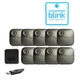 Blink Outdoor 4 Smart WiFi 9 Camera Home Security System with USB and Yard Sign