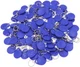 ETEKJOY 100 PCS 125KHz RFID Key Fob Proximity ID Card Token Tag Keypad Blue 