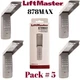 LiftMaster 878MAX Garage Door Keypad Wireless and Keyless Entry System pack of 5