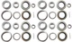 (Set of 4) WESTERNPRIME Trailer Hub Wheel Bearing Kit 25580 15123 with Grease...