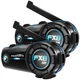 2X FODSPORTS FX8 AIR Motorcycle Intercom Bluetooth Headset Helmet HIFI Sound 1km