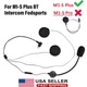 Headsets Earphone Mic Speaker Clip Bracket For M1-S Plus BT Intercom Fodsports