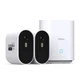 aosu Rechargeable Battery Camera 2K QHD AI & WIFI 2-Cam + HomeBase &ndash; No Fees