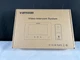 Vansoall FM990-DM990 White Wired Dual Way Door Video Intercom System Kit