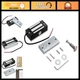 Electric Magnetic Door Lock 60KG 130LBS Holding Force 12V NC Access Control Meta