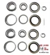 (Sets of 2) WPS Trailer Hub Wheel Bearing Kit 25580 14125A with Double Lip