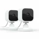 Blink Mini Indoor 1080p Wi-Fi Home Security Camera 2-Pack White Two Way Audio HD
