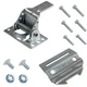 Garage Door Automatic Latch Striker Spring Latch Lock KIT Garage Door Lock