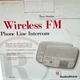 RadioShack 43-483 Wireless FM Intercom Phone Line 2 Station New in Box