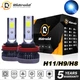 8000K Ice Blue H11 H8 H9 LED COB Headlight 9000LM Kit Low Beams Bulbs High Power