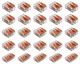 Pack of 50 Wago Compact Splicing Connectors 12-24 AWG Made in Germany