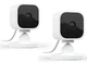 Blink Mini - Compact indoor plug-in smart security camera, 1080p HD video, night