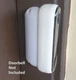 Arlo Video Doorbell 2K 2nd Gen Wedge 90 Degree Angle Mount Bracket Holder