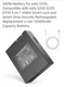 Battery For eufy Security Video Smart Lock S330 E330 3-in-1,S230/S231/S220,T8790