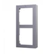 Front panel for 2 Hikvision DS-KD-ACW2 modular video intercom modules