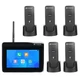 Retekess TD125 7-Inch Wireless Two-Way Intercom Pager System Restaurant Hotel