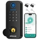 Smart Deadbolt Door Lock with Keypad:Amzloc Fingerprint Keyless Entry Door Lo...