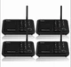Wuloo Wireless Intercom System WL666 -P4 ( 4 pack) 1 mile range