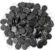 ETEKJOY 100 PCS 125KHz RFID Key Fob Proximity ID Card Token Tag Keypad Black 