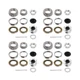 4 Sets Trailer Hub Wheel Bearing Kit 25580/25520 LM67048/LM67010 with Grease ...