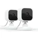 2 Pack Blink Mini Indoor Plug-In HD Smart Security Camera 1080p HD Video White