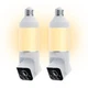 WYZE Bulb Cam Security Camera, 2K HD Outdoor Light Bulb Camera, Color Night V...