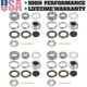 4 Sets 25580 14125A Trailer Hub Wheel Bearing Replace Kit Fit 5200-7000lbs Axles