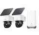 eufy SoloCam S340 2-Cam Kit(HomeBase S380),Solar Security Camera,Wireless