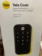 Yale Black Code Keypad Deadbolt Front Door Lock YED210-NR-BSP