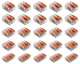 Wago 25pc 2 Port (10) 3 5 (5) 221 &lrm;Pack of 50, Transparent