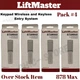 4 Pack LiftMaster 878MAX Wireless Keyless Entry Garage Door Opener Free shipping