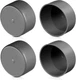 4 Pcs Trailer Bearing Dust Caps 1.98 Inch Rubber Bearing Covers Boat Wheel Hub B