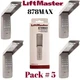 LiftMaster 878MAX Garage Door Keypad Wireless and Keyless Entry System pack of 5