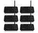 Wuloo W666 Wireless Intercom System 6 Pack 10 Channel 1 Mile Range Home Office