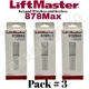 LiftMaster 878MAX Wireless Keyless Entry Garage Door Opener Free shipping-Pack#3