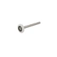 Garage Door Rollers 2&Prime; Tire 4 1/2" SS Stem Double Sealed Bearing 12' Door