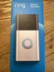 RING BATTERY DOORBELL HD SMART WIFI DOORBELL SATIN NICKEL BRAND NEW FACTORY SEAL