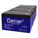 Mighty Max 12V 12AH GEL F2 Battery Compatible with Altronix AL300ULXD - 3 Pack
