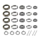 Trailer Hub Wheel Bearing Kit 25580 25520 14125A 14276 with Double Lip Grease 