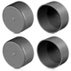 4 PCS Trailer Bearing Dust Caps 1.98In Rubber Hub Grease Cover Protector New USA
