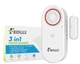 3-in-1 Alarm - Door Left Open Alarm, Doors Chime with Delay, 0/5/10/30/60 Sec...