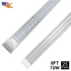 8Ft 72W Led Shop Lights 9000Lm Plug and Play 6500K T8 Integrated Led Bulbs 25Pcs